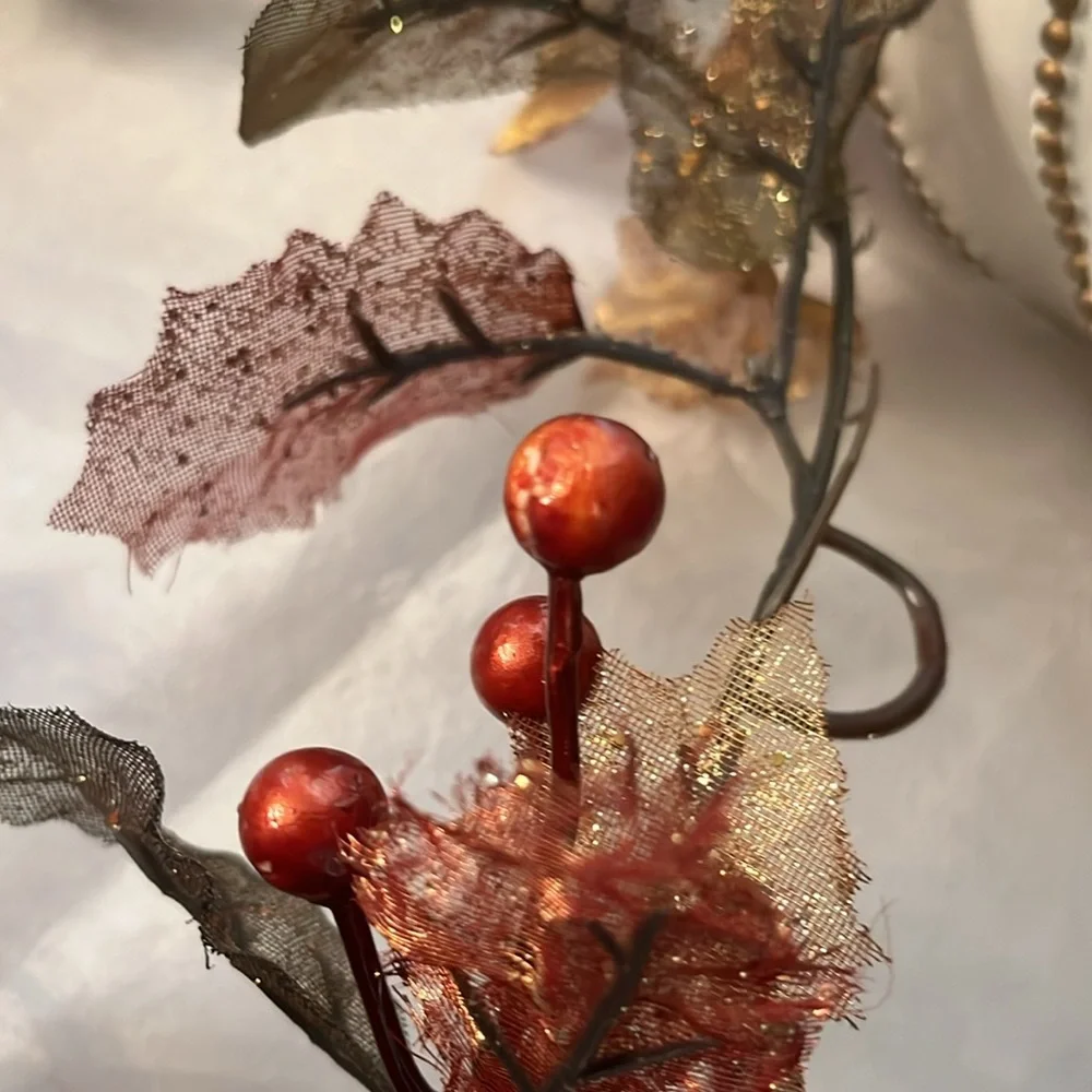 Christmas floral garland